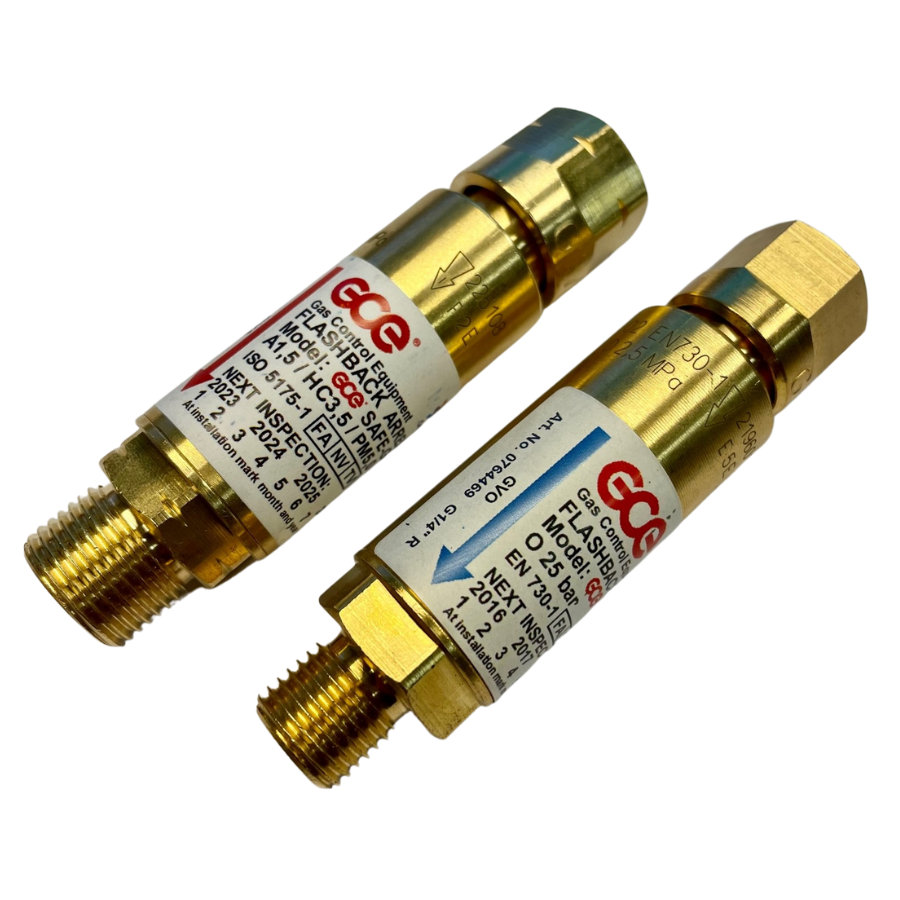 Rückschlagsicherung / Gebrauchsstellenvorlage