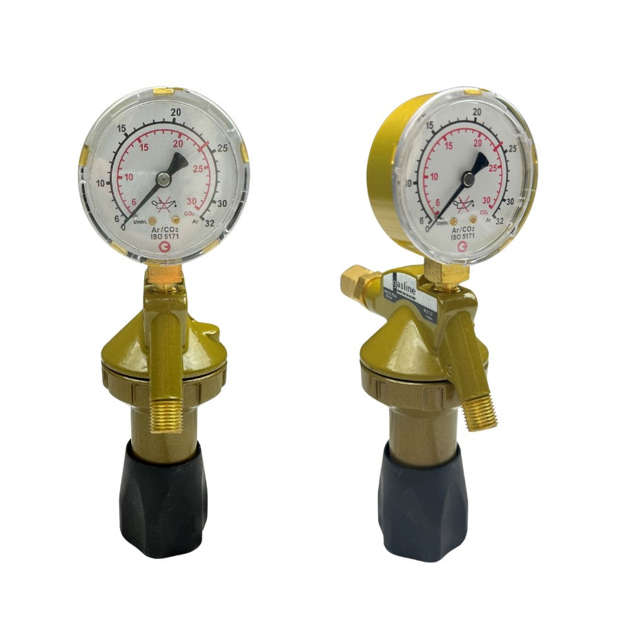GCE Entnahmestellen Druckminderer Argon CO2 0 - 32 l/min regelbar 0783072 - PrimeWelding