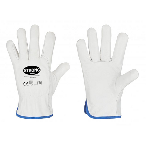 Silverstone Handschuhe, Rind-Nappa-Leder, natur - Stronghand - 0290, Größe 10 - PrimeWelding