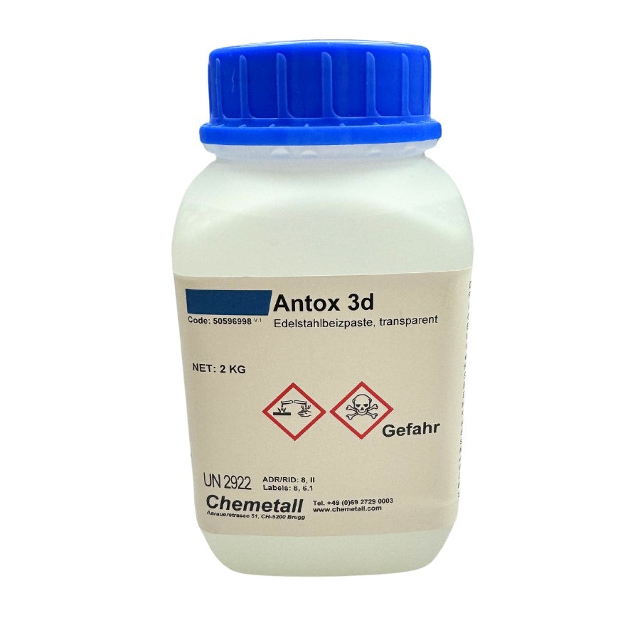 ANTOX Edelstahl- und Aluminium-Beizpaste 3d, in 2 kg Dose - PrimeWelding