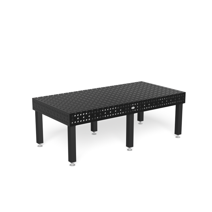 Siegmund Nutentisch Hexagon 2400x1200x200 Plasmanitriert mit Quernuten System 28