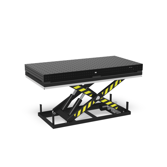 Siegmund Hubbühne 2412 mit Schweißtisch Professional 750 System 22