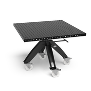Siegmund Drehtisch höhenverstellbar Mobil inkl. Basic Tischoberteil 1200x1200x50 System 16