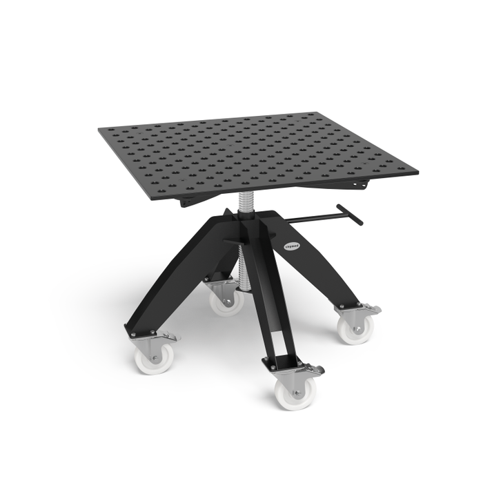 Siegmund Drehtisch höhenverstellbar Mobil inkl. Lochplatte 1000x1000x15 System 28