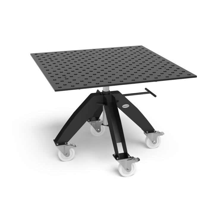 Siegmund Drehtisch höhenverstellbar Mobil inkl. Lochplatte 1200x1200x15 System 28