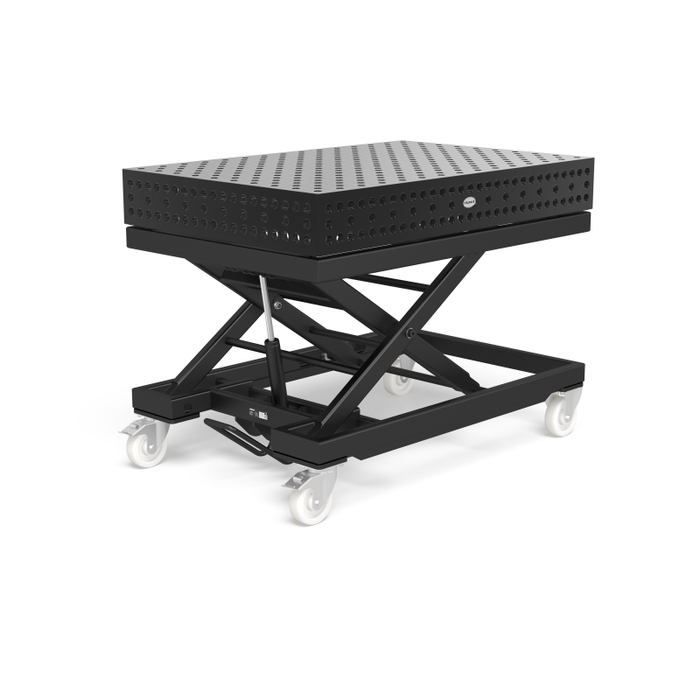 Siegmund Mobiler Hubtisch 1200 kg inkl. Professional Extreme 8.7 Tischoberteil 1500x1000x200 System 28