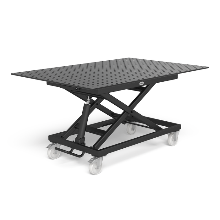 Siegmund Mobiler Hubtisch 500 kg inkl. Lochplatte 1500x1000x12 - PrimeWelding