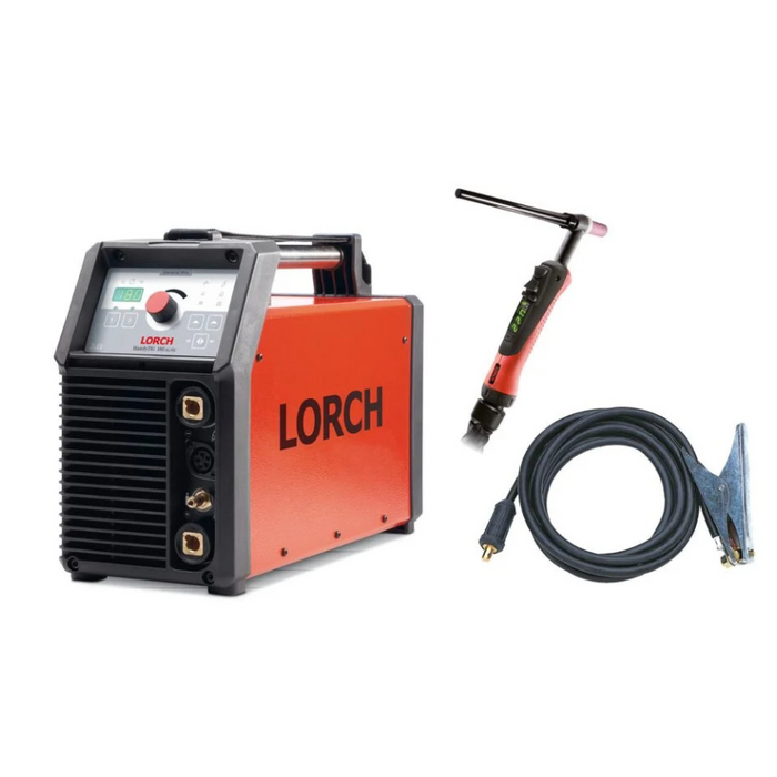 WIG-Schweißgerät Lorch HandyTIG 180 AC/DC für die Werkstatt mit Powermaster-Brenner - PrimeWelding
