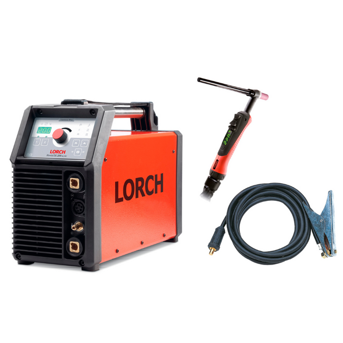 WIG-Schweißgerät Lorch HandyTIG 200 AC/DC für die Werkstatt mit Powermaster-Brenner - PrimeWelding