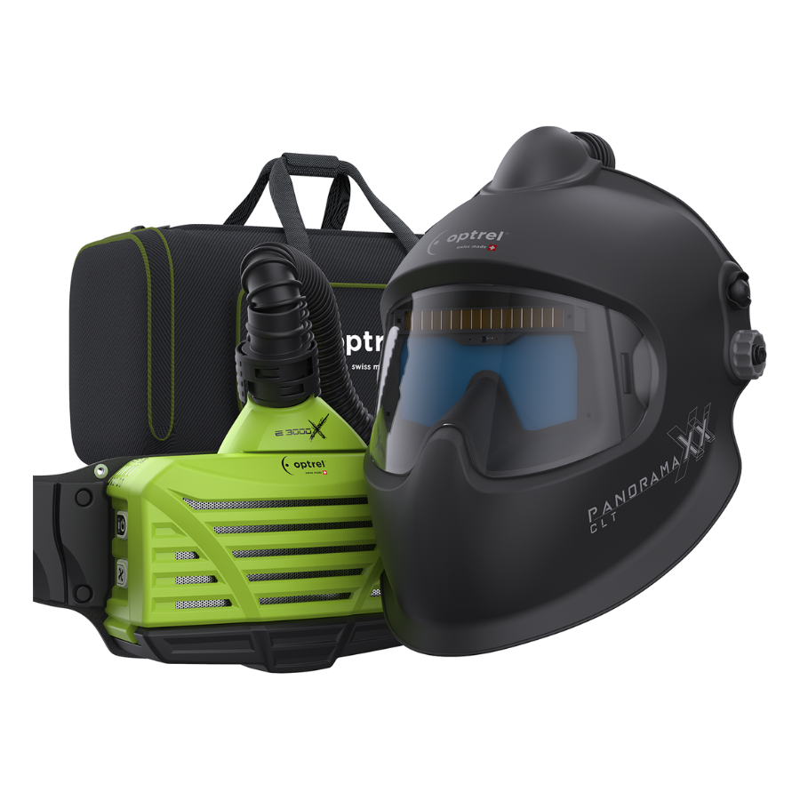 Optrel Panoramaxx CLT schwarz PAPR + e3000x Frischlufteinheit - PrimeWelding