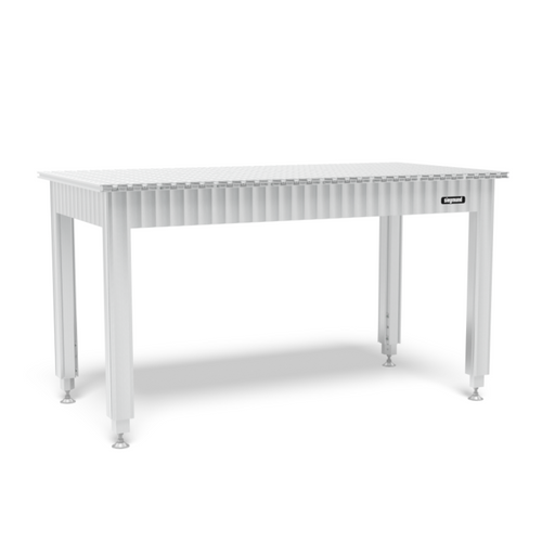 Siegmund Werkbank höhenverstellbar mit Alu Tischprofilen 1600x800 System 16 - PrimeWelding