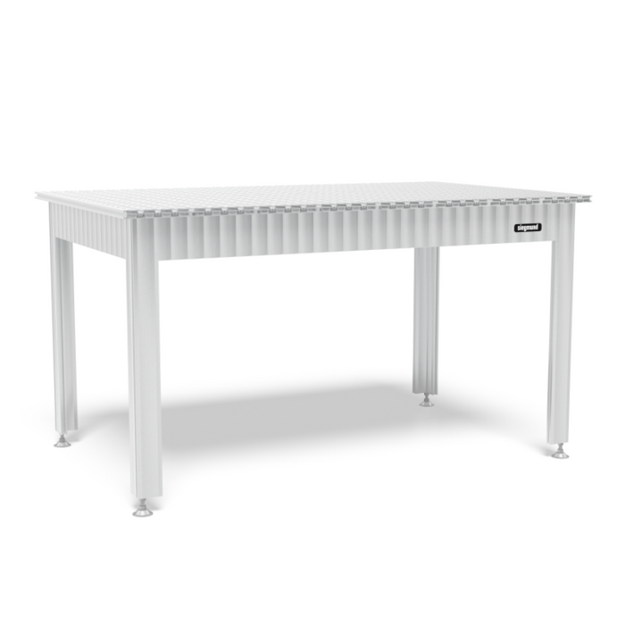 Siegmund Werkbank mit Alu Tischprofilen 1600x1000 System 16 - PrimeWelding