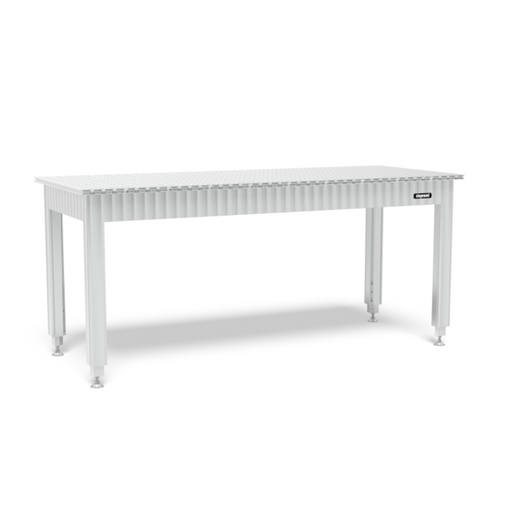 Siegmund Werkbank höhenverstellbar mit Alu Tischprofilen 2000x800 System 16 - PrimeWelding