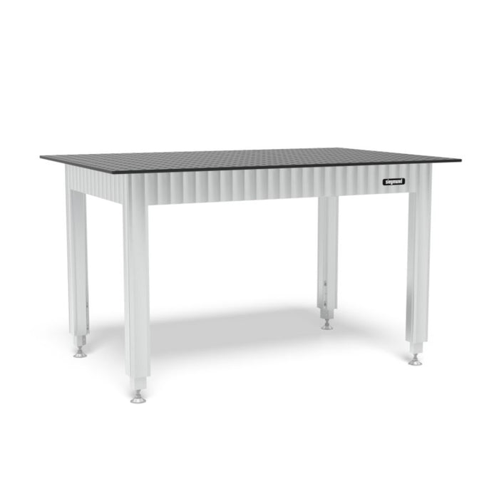 Siegmund Werkbank höhenverstellbar mit Stahlplatte 1500x1000 System 16 - PrimeWelding