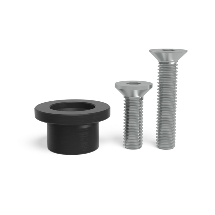 Set Spannbuchse mit Bund für M6-Gewinde brüniert System 16 - PrimeWelding