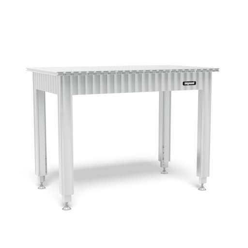 Siegmund Werkbank höhenverstellbar mit Alu Tischprofilen 1200x700 System 16 - PrimeWelding