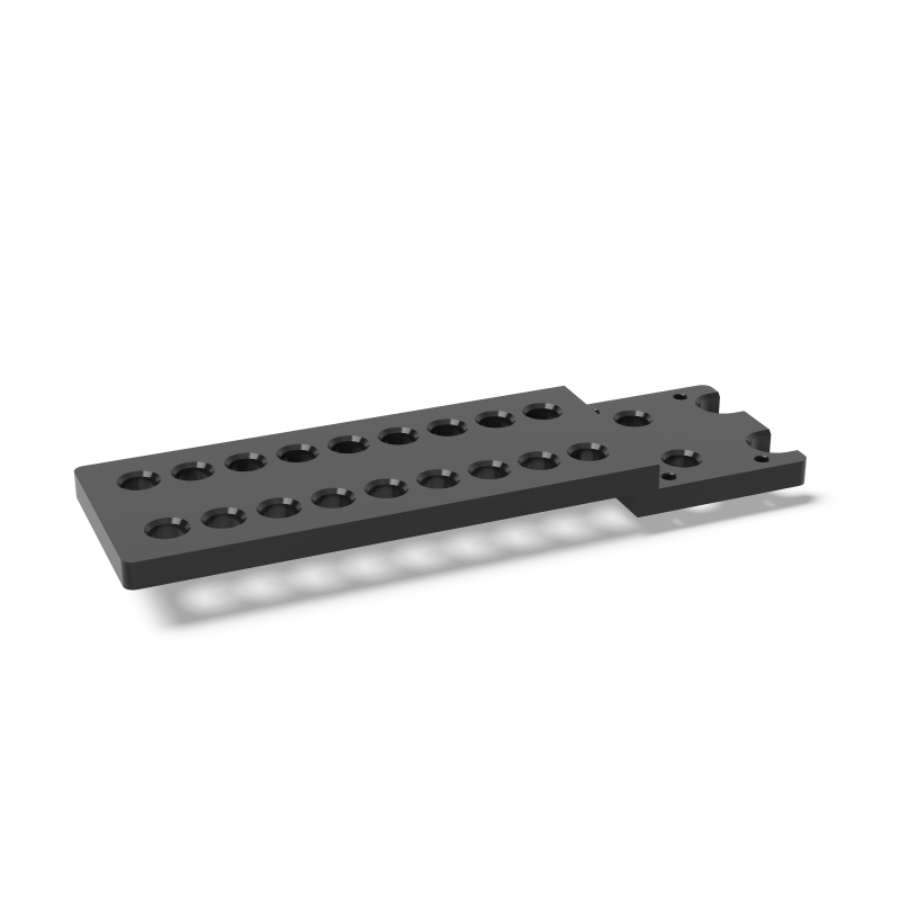 Set Verlängerung für Lochplatten 2 Bohrungsreihen nitriert System 16 - PrimeWelding