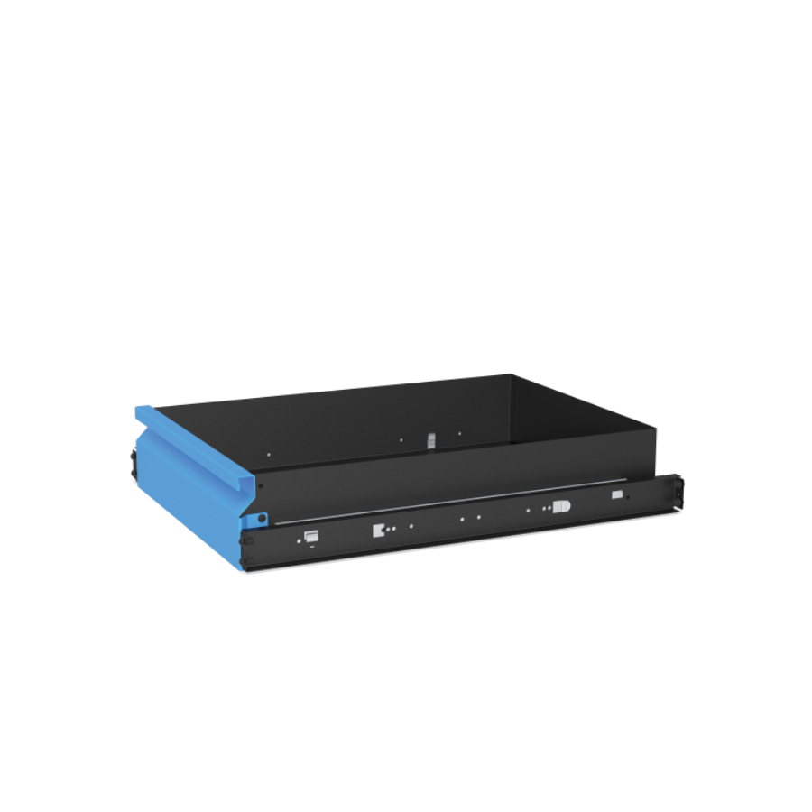 Schublade mit Klippschiene und Halterung 120 mm für Workstation 0806 / 1208 System 16 - PrimeWelding