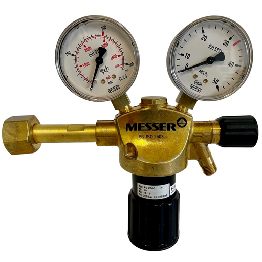 Druckminderer-Argon/CO²/Mischgas Messer Constant 2000 200 bar / Ausgangdruck max. 32 l/min 716.20124 - PrimeWelding
